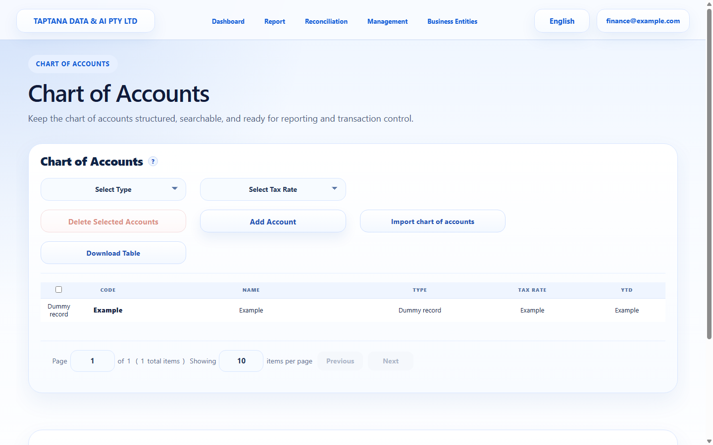 Download the owned CSV template screenshot